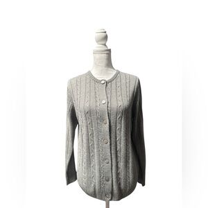 Turtle Bay New York‎ Gray Cable Knit Women's Sweater